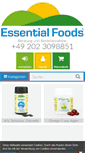 Mobile Screenshot of essential-foods.de