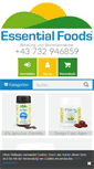 Mobile Screenshot of essential-foods.at